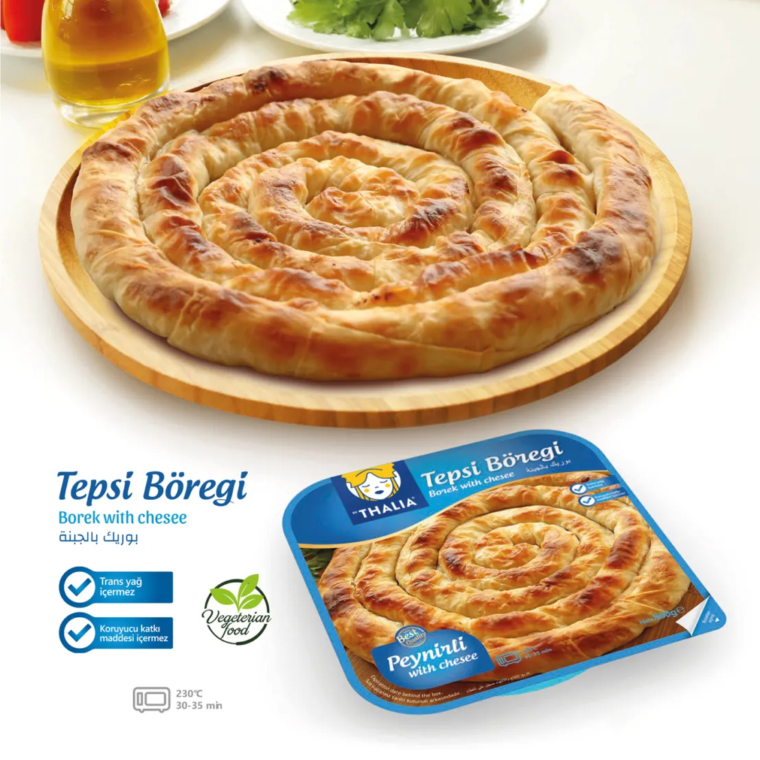 Dondurulmuş Tepsi Böreği